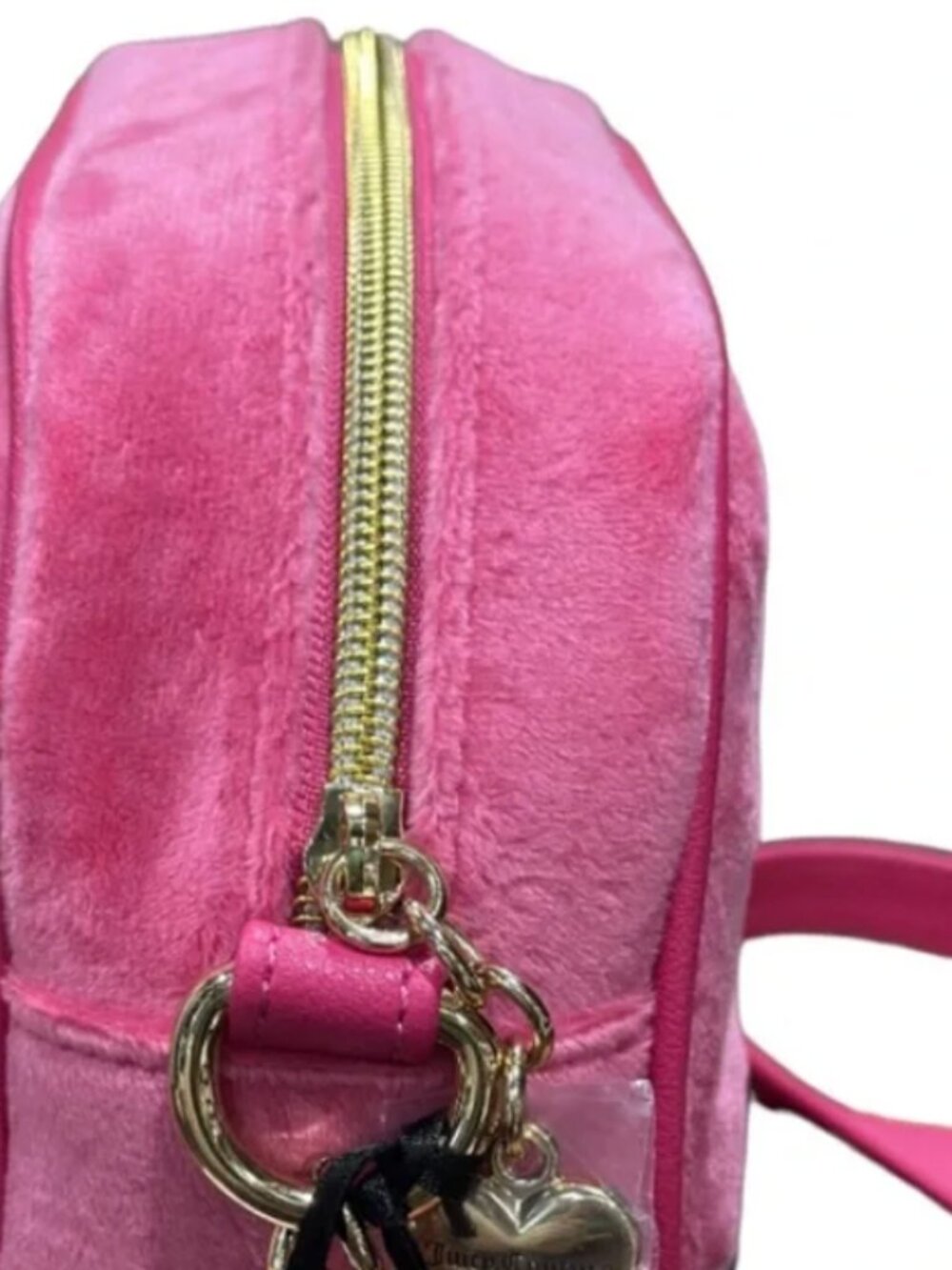 Juicy Couture Pink Flash "Heritage" Crossbody Bag NWT - Picture 5 of 9